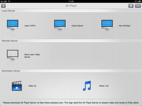 Air Playit iPad Client 1.5 full